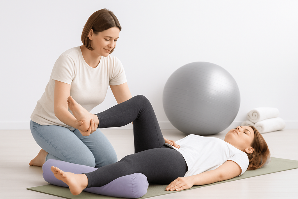 Poduszka pozycjonująca w kształcie rolki