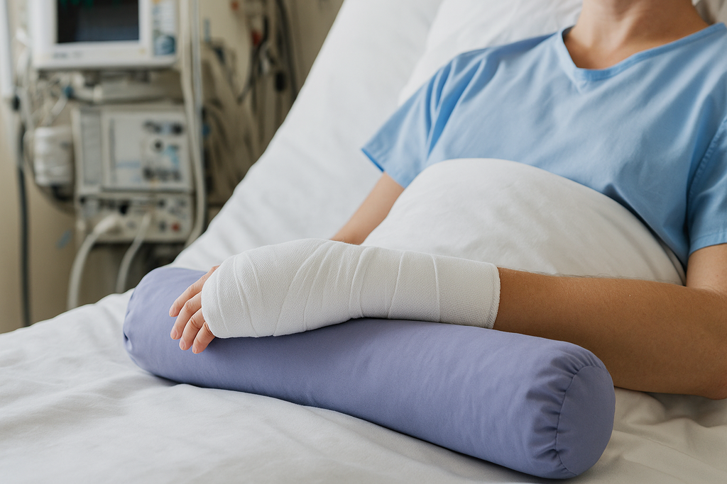 Poduszka pozycjonująca w kształcie rolki